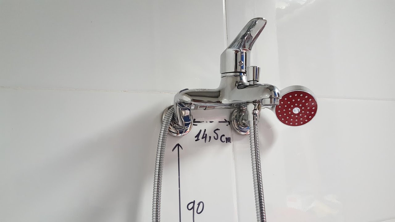 Chia sẻ Kích Thước Chuẩn Khi Lắp Sen Vòi Tắm - Sen Thường
