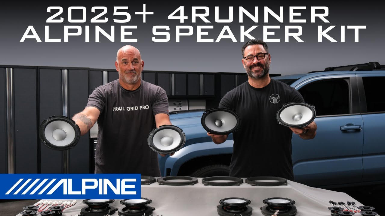2025+ 4Runner Alpine 6 or 12 Speaker Plug & Play Bundle Install