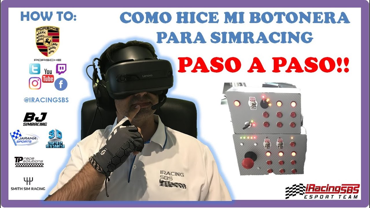 iRacing SBS: (No VR) How To: Como Hacer una Botonera Casera 📱
