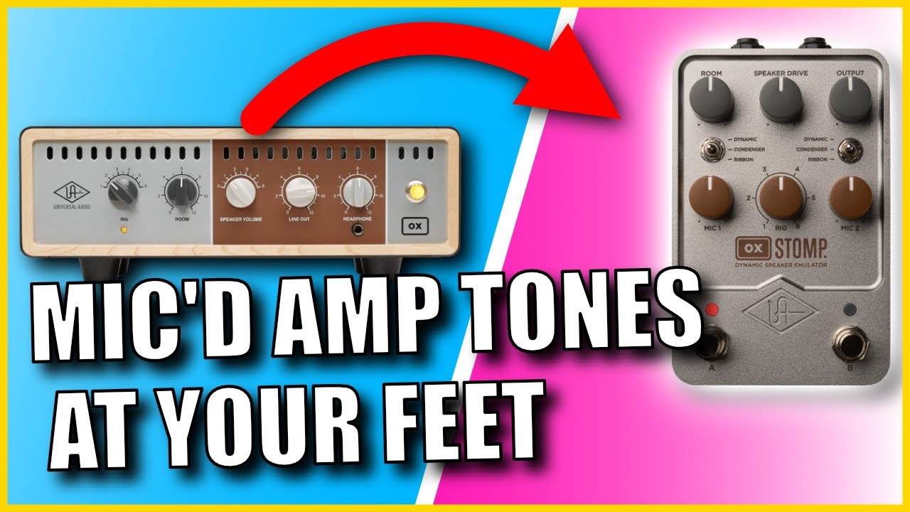 BRAND NEW Universal Audio OX Stomp Pedal Review | Mic'd Amp Tones At Your Feet