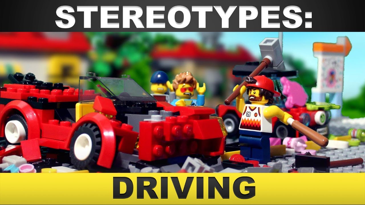 [MY CAR!] Lego Dude Perfect Driving Stereotypes Rage Monster only