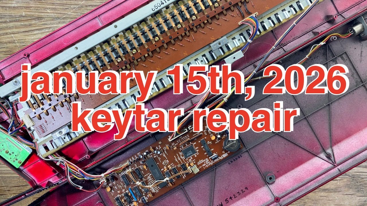 Thursday Livestream: Keytar Repair ... again!