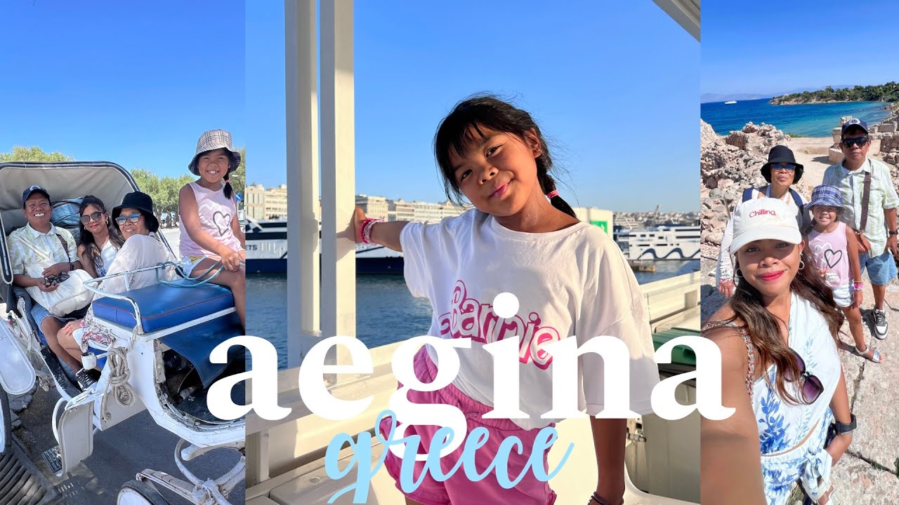 VLOG• Aegina, Greece 2024 | a day trip with my family