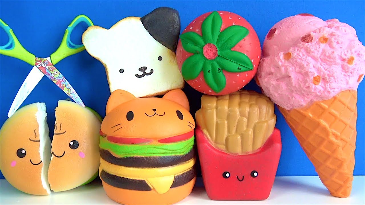 Squishy kesmek! Evet 69 TL&rsquo;ye aldığım Squishy&rsquo;yi kestim ve yerine yeni Skuşi oyuncakları a&ccedil;ıyorum