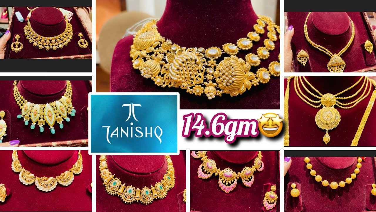 #2026 Tanishq New ✨ Gold Necklace set design with price | Tanishq 22kt gold necklace design| Tanishq