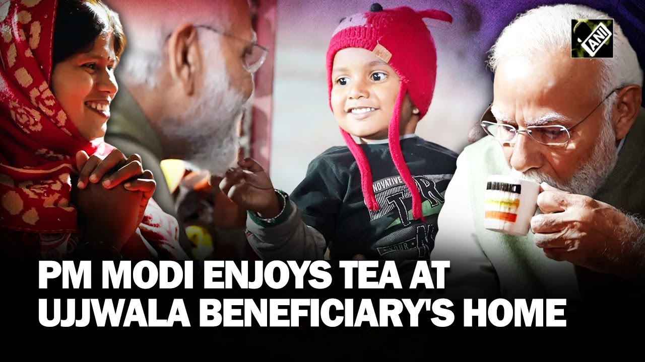 “Chai bani hai…” PM Modi visits Ujjwala beneficiary's home in Ayodhya, enjoys tea