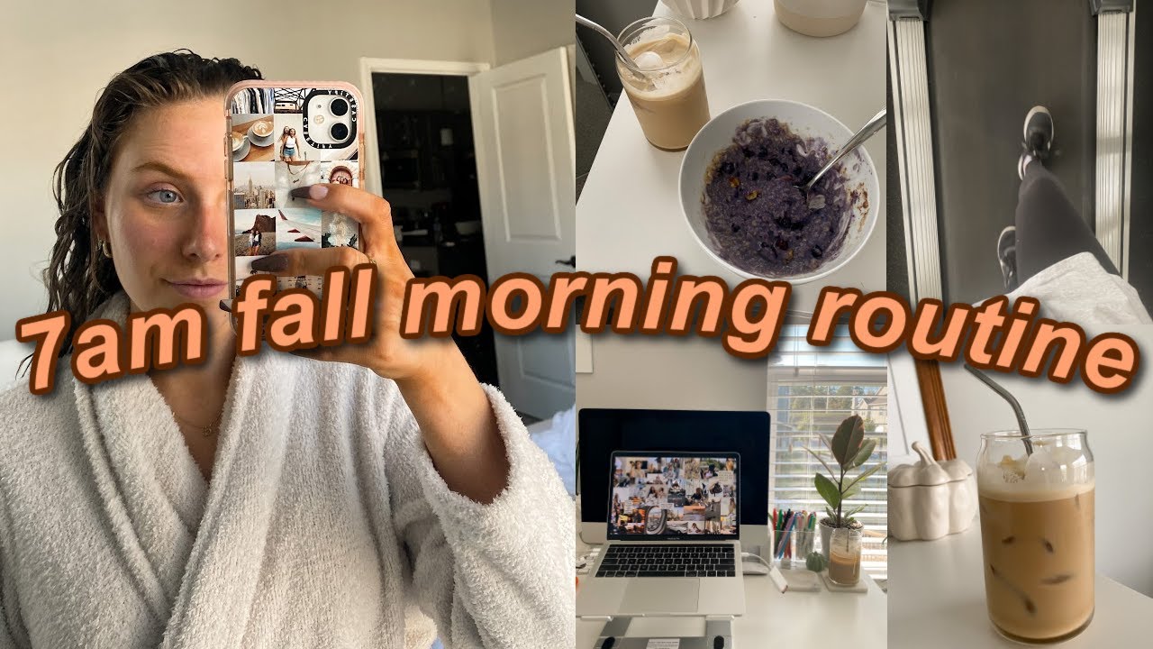 7AM FALL MORNING ROUTINE 2021 | Productive + Healthy