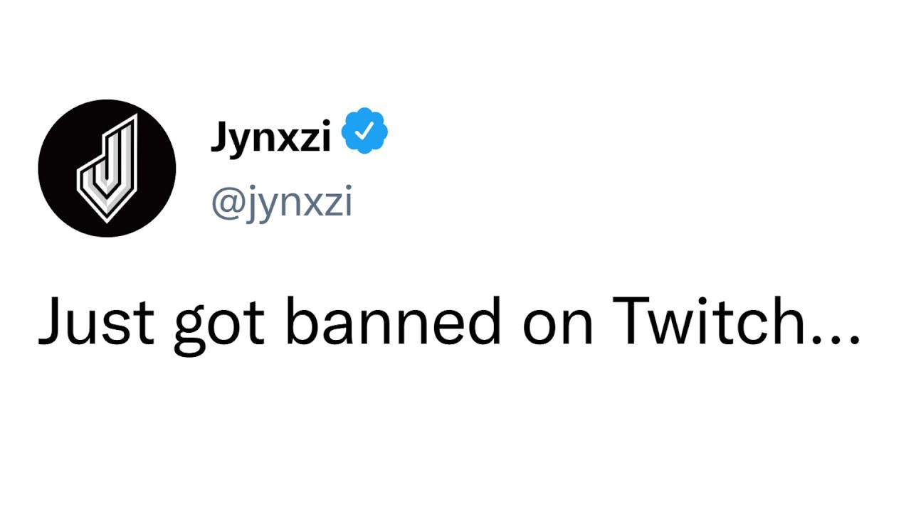 Jynxzi Ban Situation