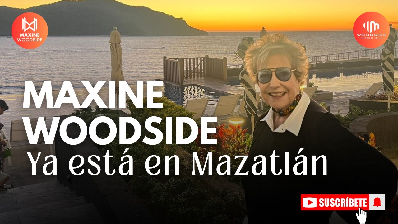 ¡Maxine Woodside ya está en Mazatlán! ❤️