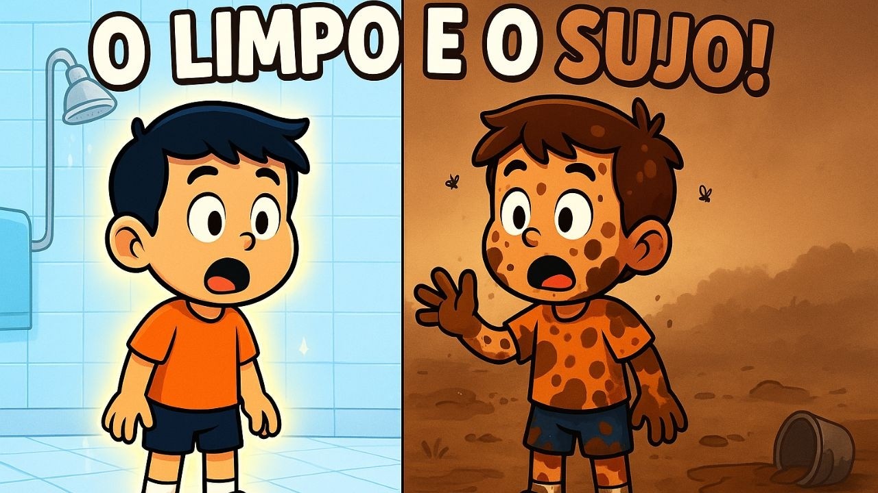 O MENINO MAIS LIMPO E O MAIS SUJO DO MUNDO!