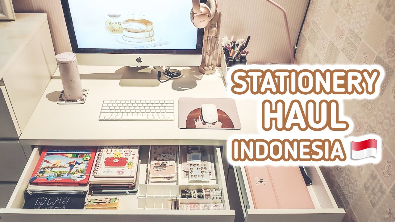 ✏️ Stationery Haul + Organization || Bahasa Indonesia 🇮🇩