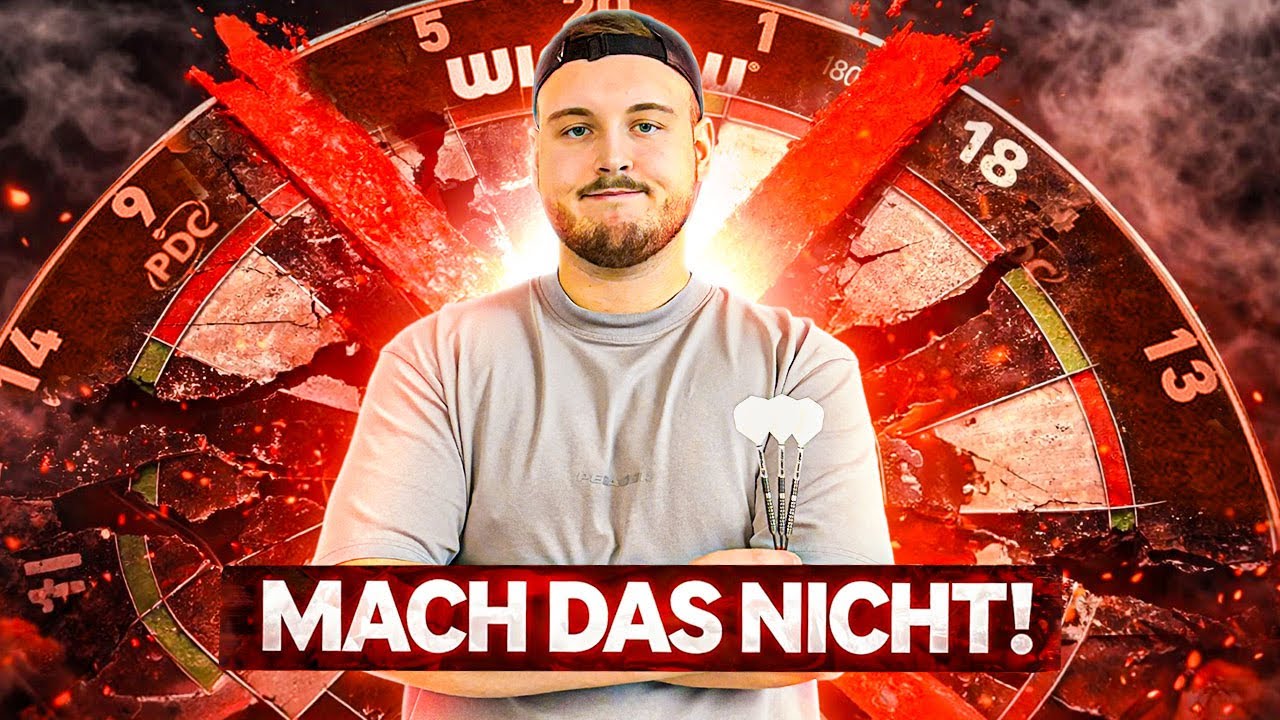 3 FEHLER IM DARTS, DIE ICH GERNE FRÜHER GEWUSST HÄTTE!