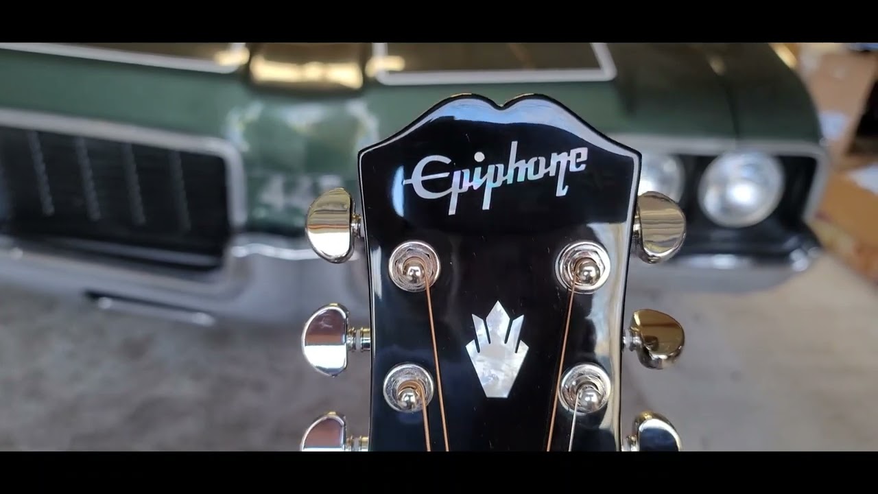 Unboxing Epiphone Dove Studio in Trans Ebony: Wait, what?