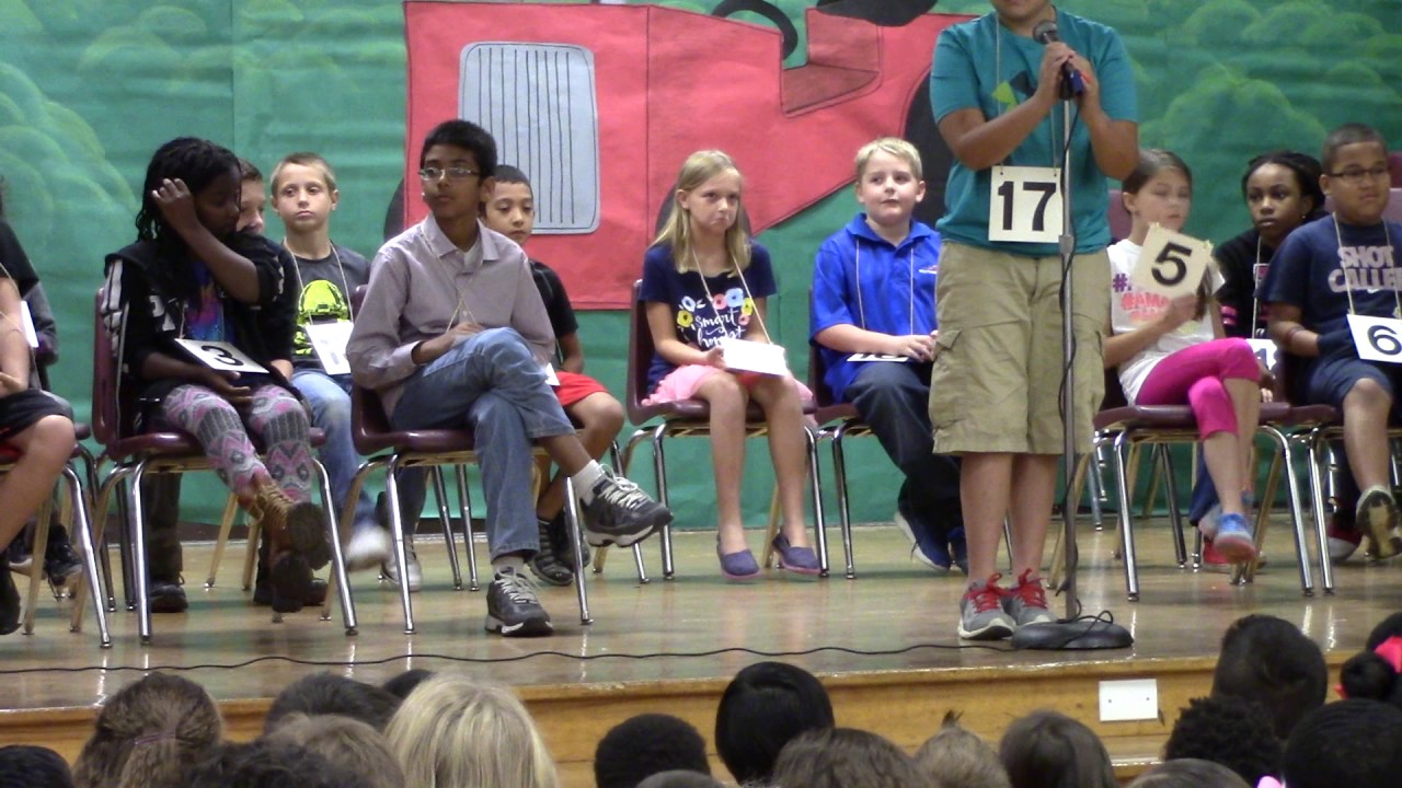 Spring Garden Elementary School Spelling Bee November 17,2016 (Part 1)