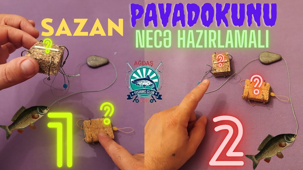 Sazan pavadokunu necə hazırlamalı ? Как приготовить павадоку  для карпа?