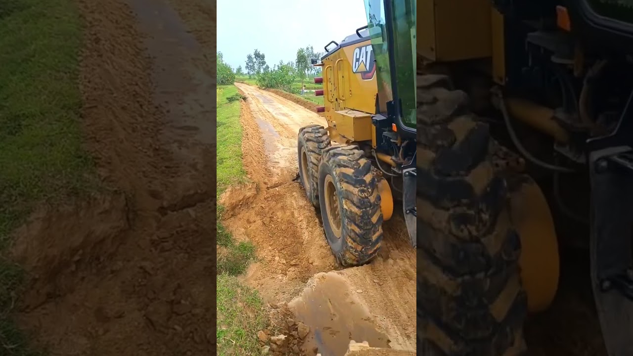 heavy equipment caterpillar motor grader #automobile #farming  #excavator #bilalghummansialkoti