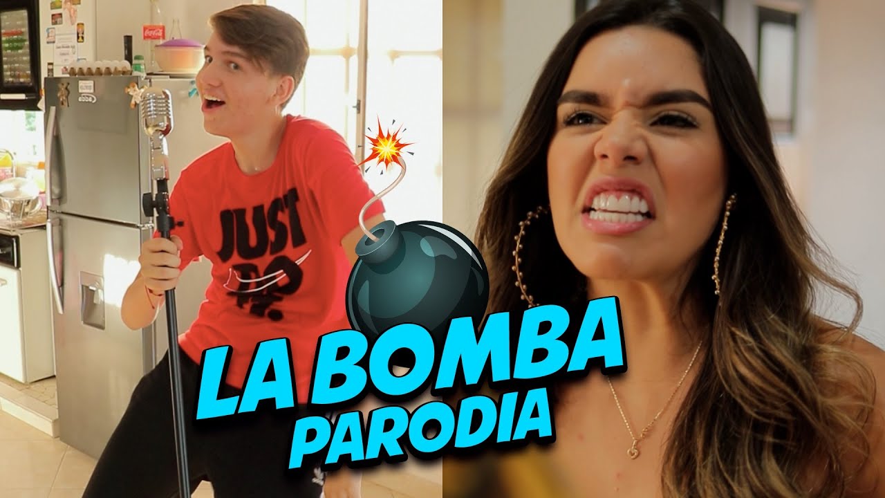 LA BOMBA - AZUL AZUL (parodia oficial) ft. Diego Cadena, Ashley ordo&ntilde;es, Eljossef