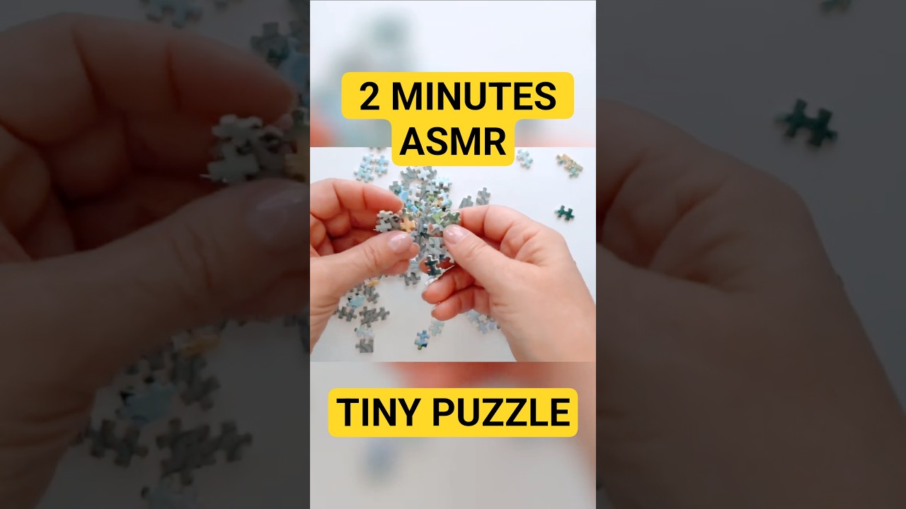 Tiny Puzzle: The Most Satisfying ASMR You'll Ever Experience 