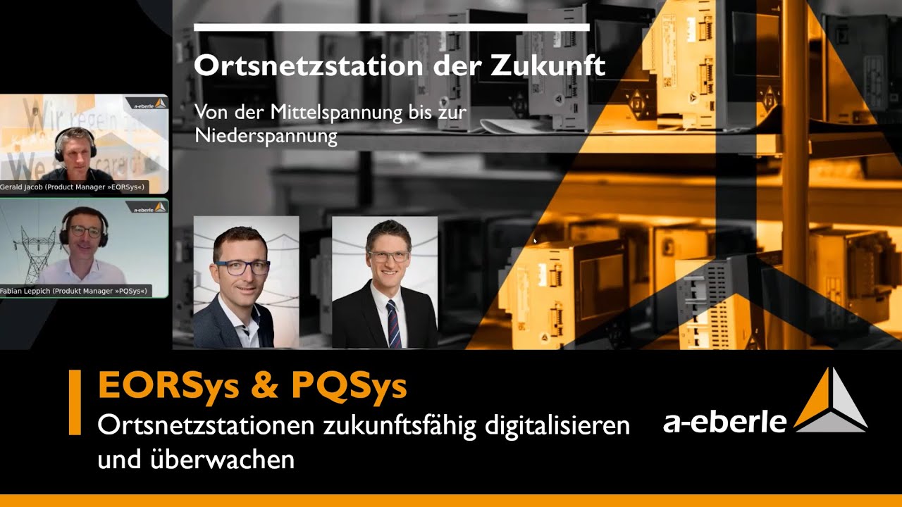 EORSys & PQSys | Ortsnetzstationen zukunftsf&auml;hig digitalisieren und &uuml;berwachen | A. Eberle