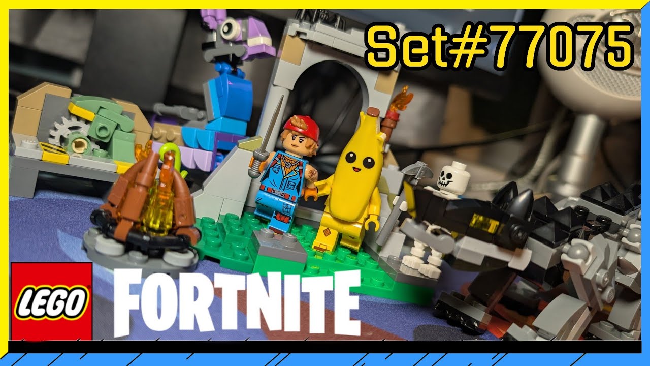 Обзор Lego Fortnite: Лагерь Пилли и Спаркплага №77075