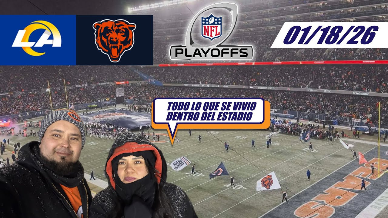 BEARS VS RAMS Playoffs Enero 2026