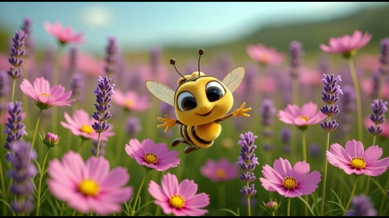 Arı Vız Vız 🐝 | Eğlenceli Çocuk Şarkısı | Minikler İçin Türkçe Çizgi Film Şarkısı