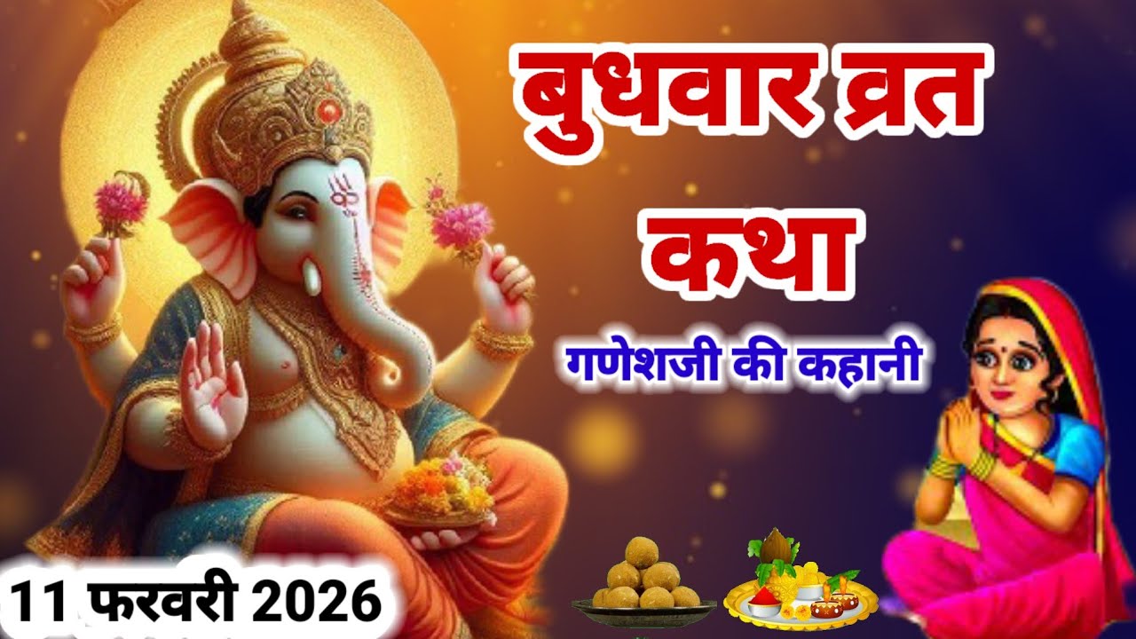 बुधवार व्रत कथा || Budhwar vrat katha || गणेशजी की कथा || Ganeshji ki kahani || बुधवार स्पेशल 
