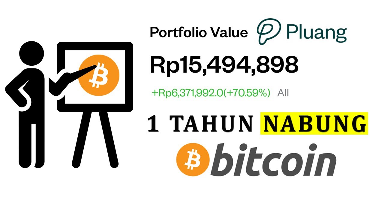 1 Tahun NABUNG BITCOIN di Pluang CRYPTO Modal 100 Ribu
