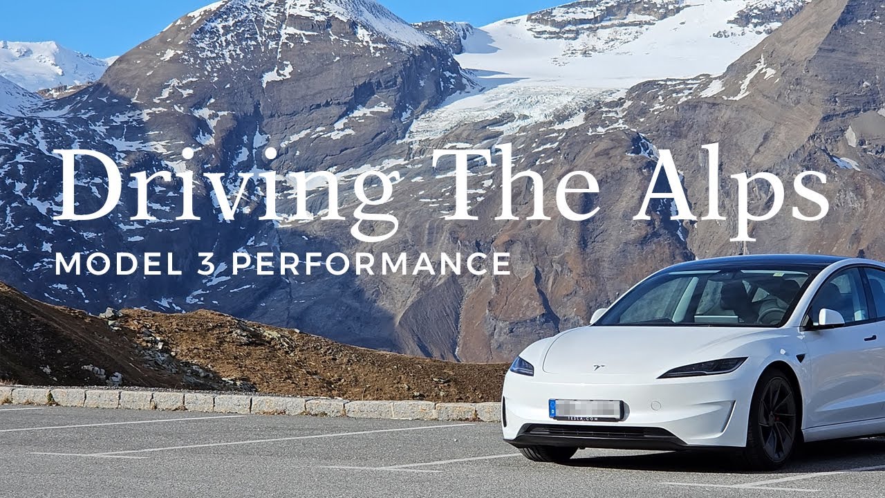 Driving The High Alpine Road In My Model 3 Performance