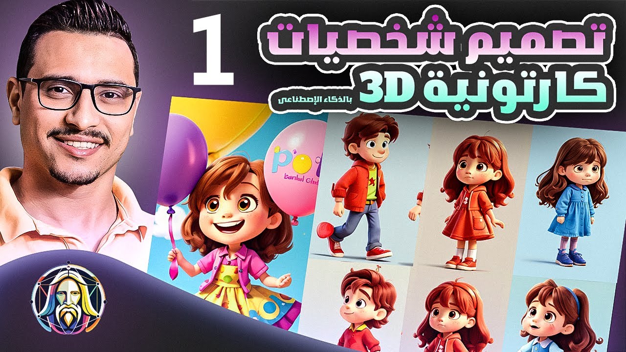 طريقة تصميم شخصيات كارتونية لقصص الأطفال بإستخدام الذكاء الإصطناعى