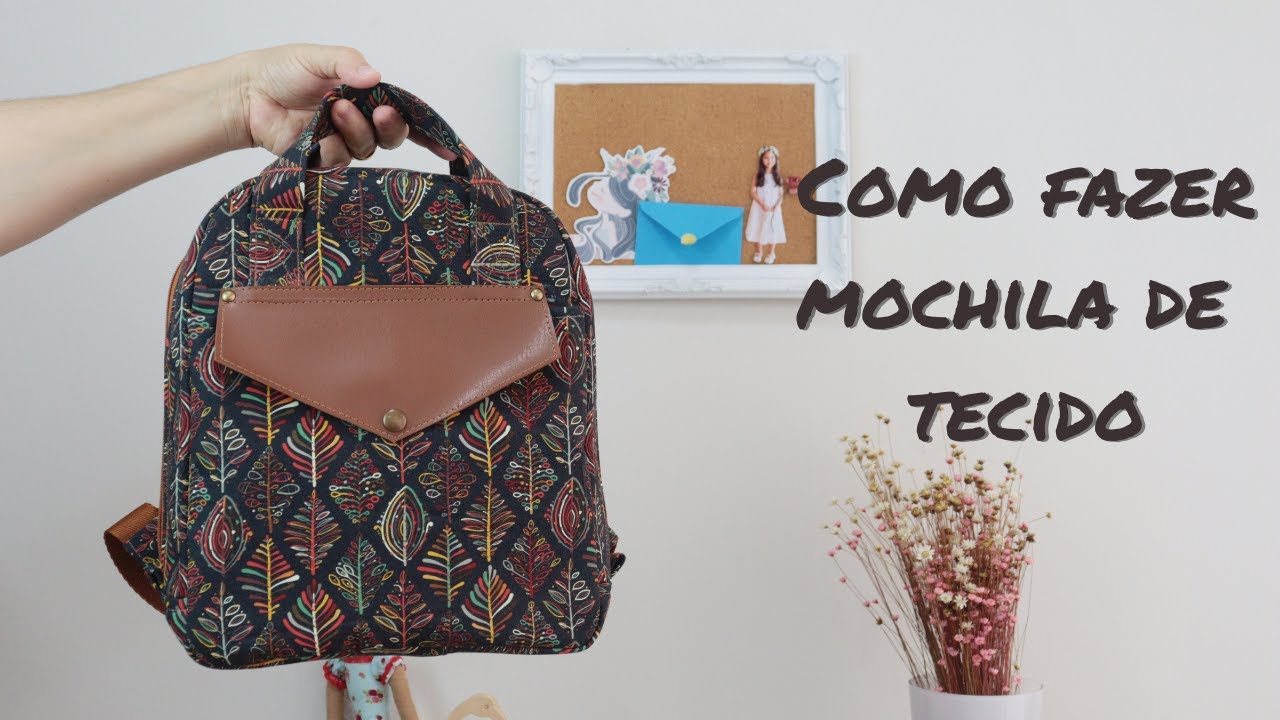 Como fazer mochila de tecido