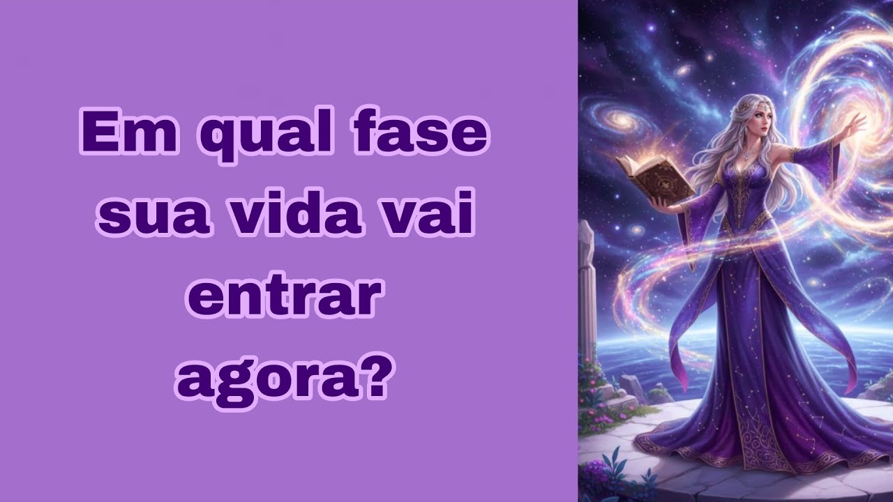 Em qual fase sua vida vai entrar agora? Tarot 🔮🤔📚✨️🔎🤷🏼🤷🏻‍♀️🌌☯️