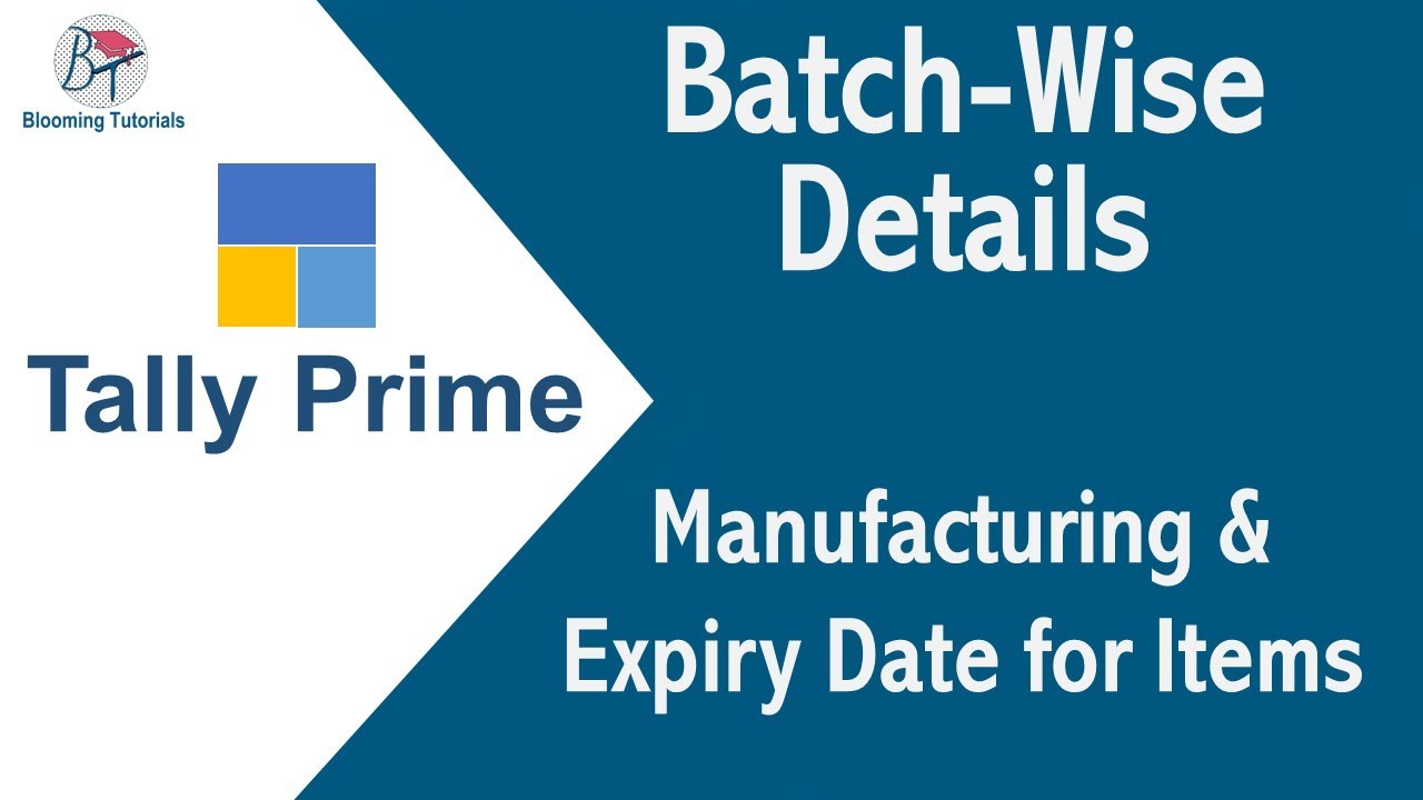 Batch-Wise Details in Tally Prime Tamil | Manufacturing & Expiry Date for Medical Items & Foods