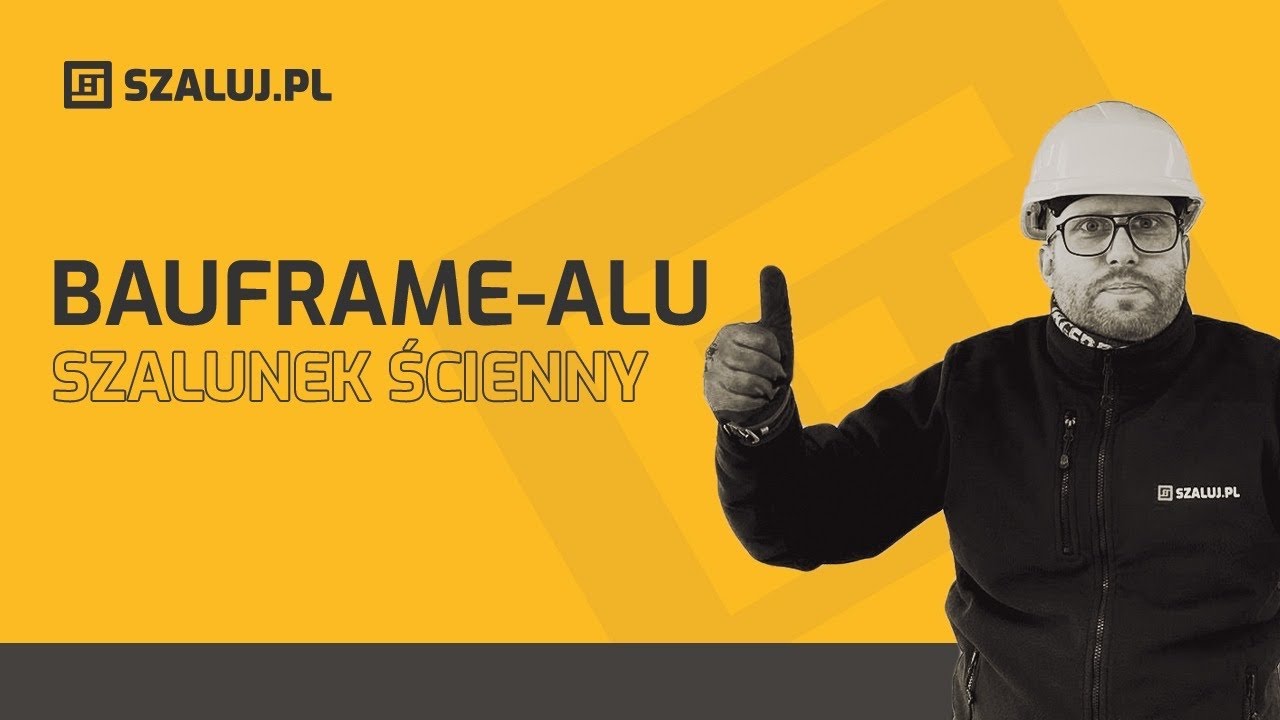 Aluminiowy Szalunek Ścienny | BAUFRAME ALU 60 kN | SZALUJ.PL