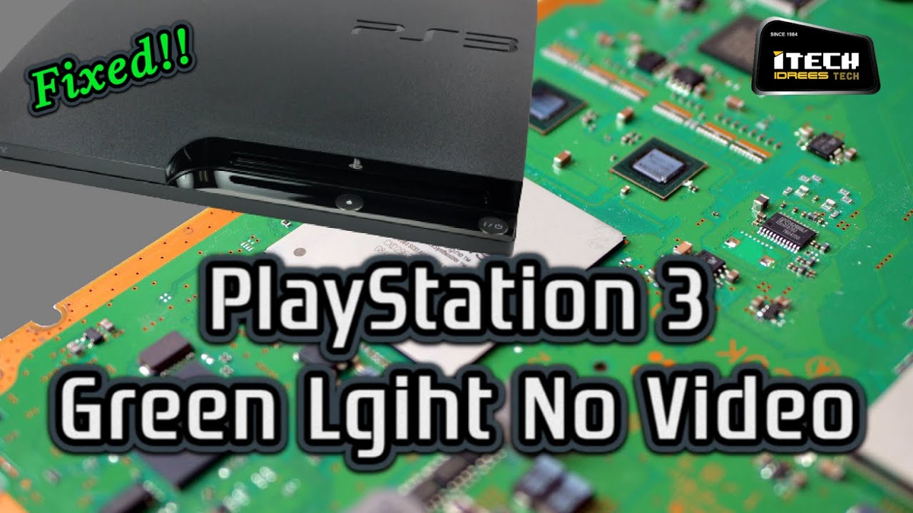 ИСПРАВЛЕНО. PS3 Slim Green Light of Death (GLOD). Нет изображения/звука/синхронизации контроллера.
