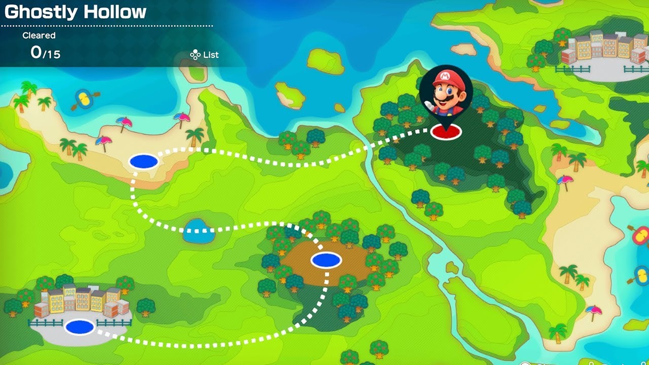 Super Mario Party - Challenge Road - Ghostly Hollow!