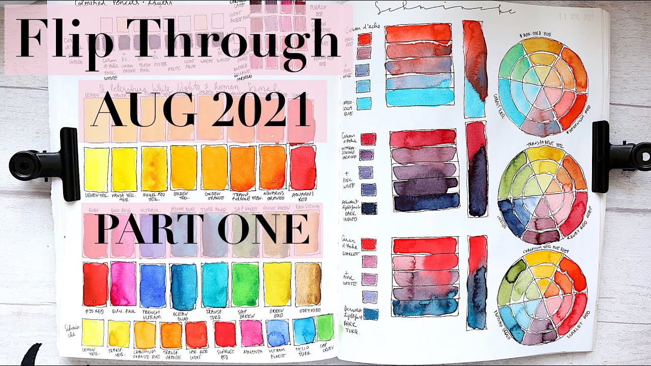 Strathmore Mixed Media Sketchbook | Flip Through | PART 1/2