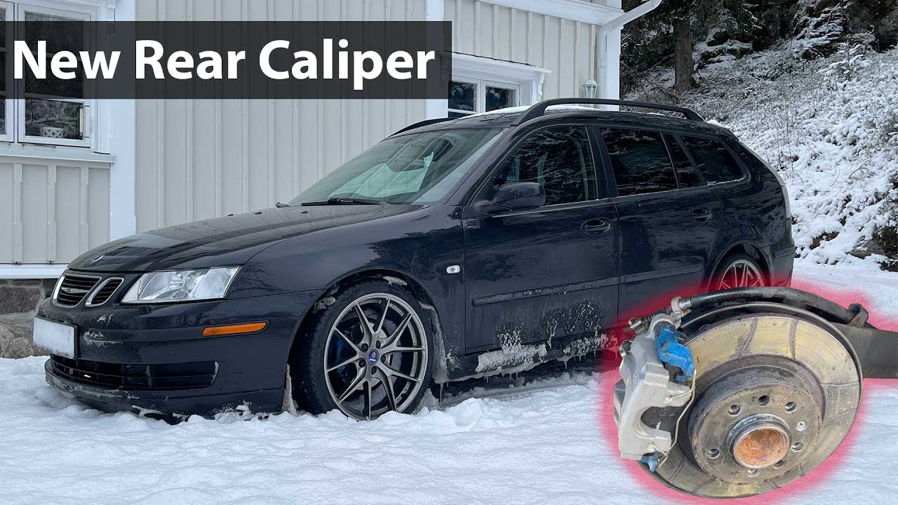 Sticking Rear Brake - New Caliper - Saab 9-3 2006