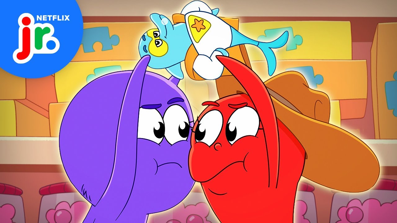 Pick Up & Drop Toy Standoff 🧸 Dr. Seuss’s Red Fish, Blue Fish | Netflix Jr