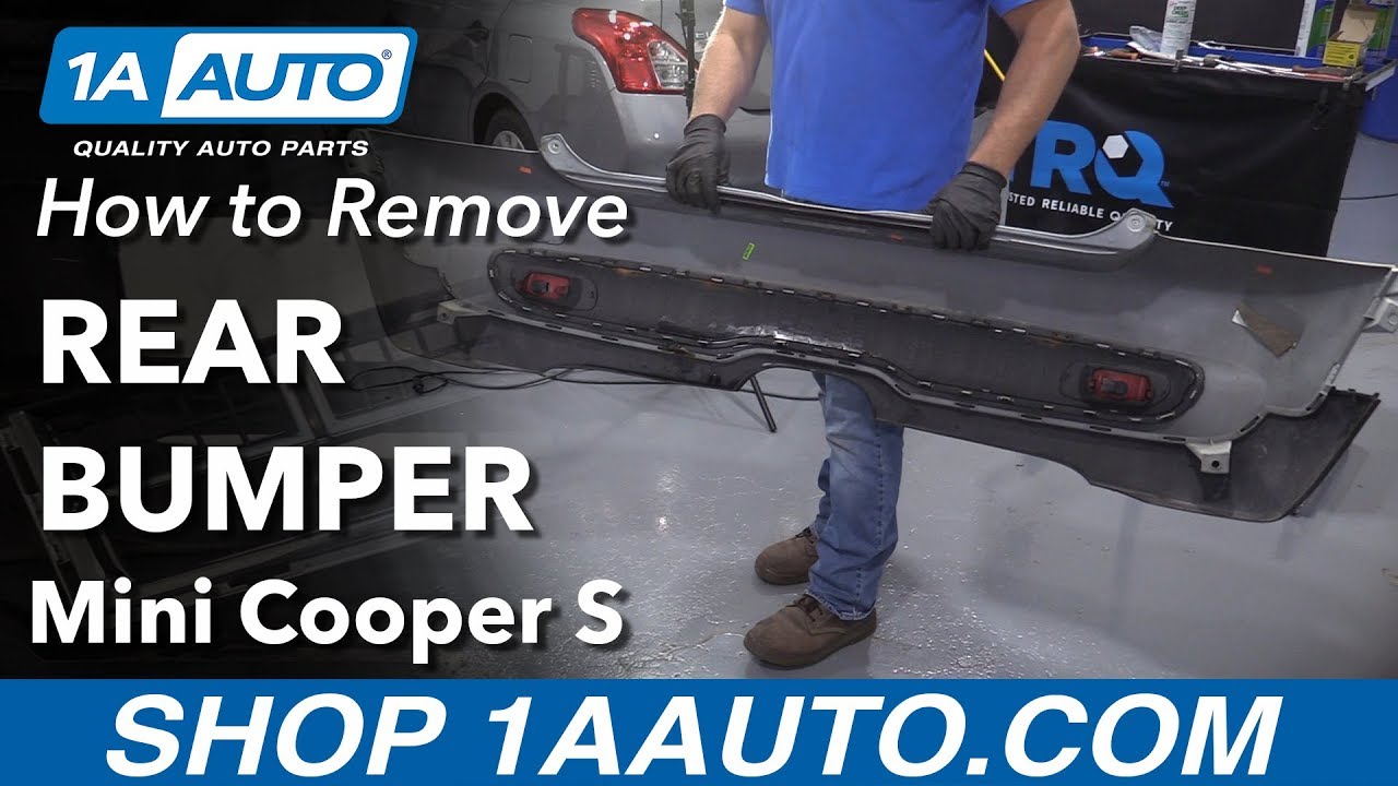 How to Remove Rear Bumper 07-13 Mini Cooper S