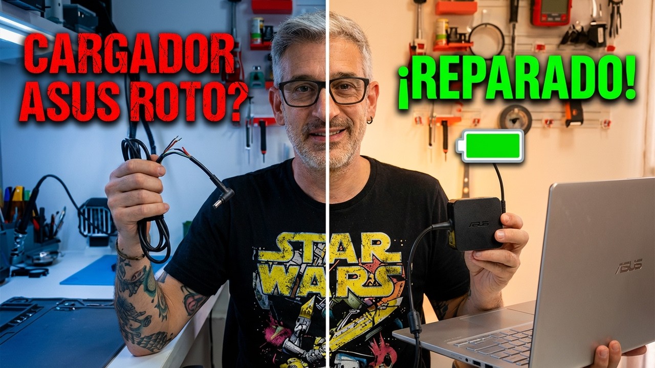 CARGADOR ASUS ROTO? Así se repara