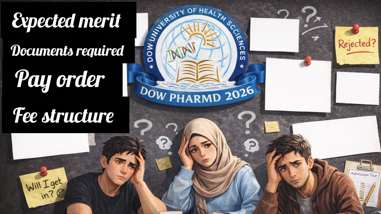 DUHS PHARMD ADMISSION 2026|DUHS PHARMD MERIT LIST 2026|DOW UNIVERSITY ADMISSION 2026