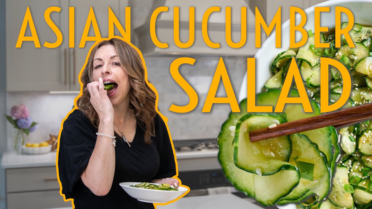The BEST No-Cook Summer Salad | Asian Cucumber Salad (New Recipe!)