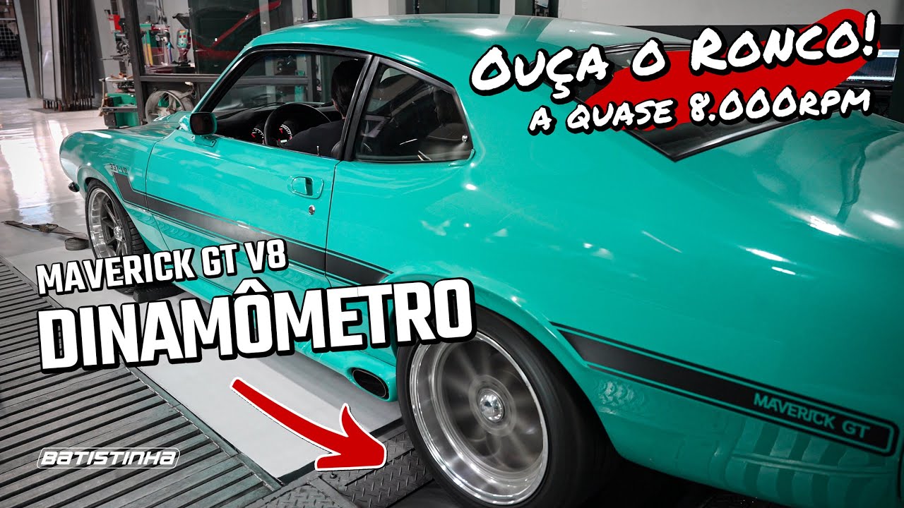 Ronco do Maverick V8 no Dinamômetro - Projeto 0001 by Batistinha Garage