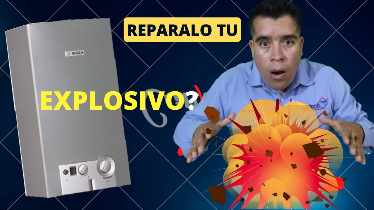como REPARAR boiler BOSCH miniMAXX explosivo I valvula dañada💥