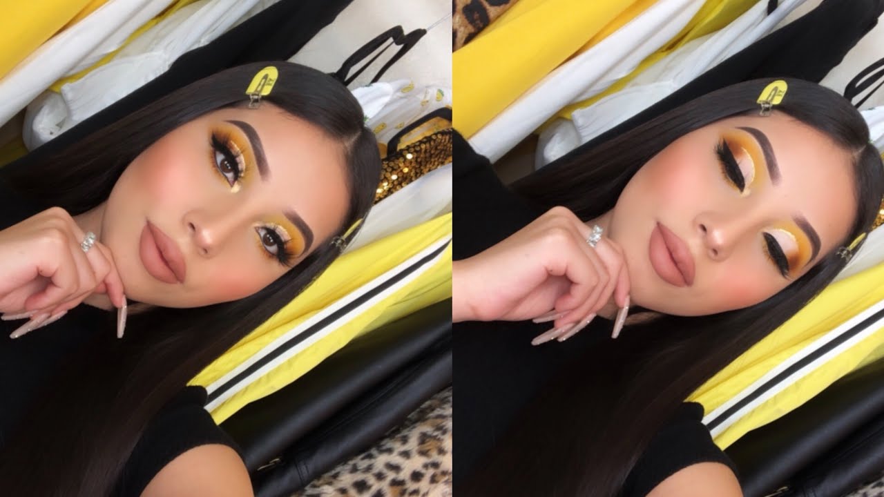 YELLOW GLITTER LOOK | JACLY HILL VOL 2 PALETTE ✨