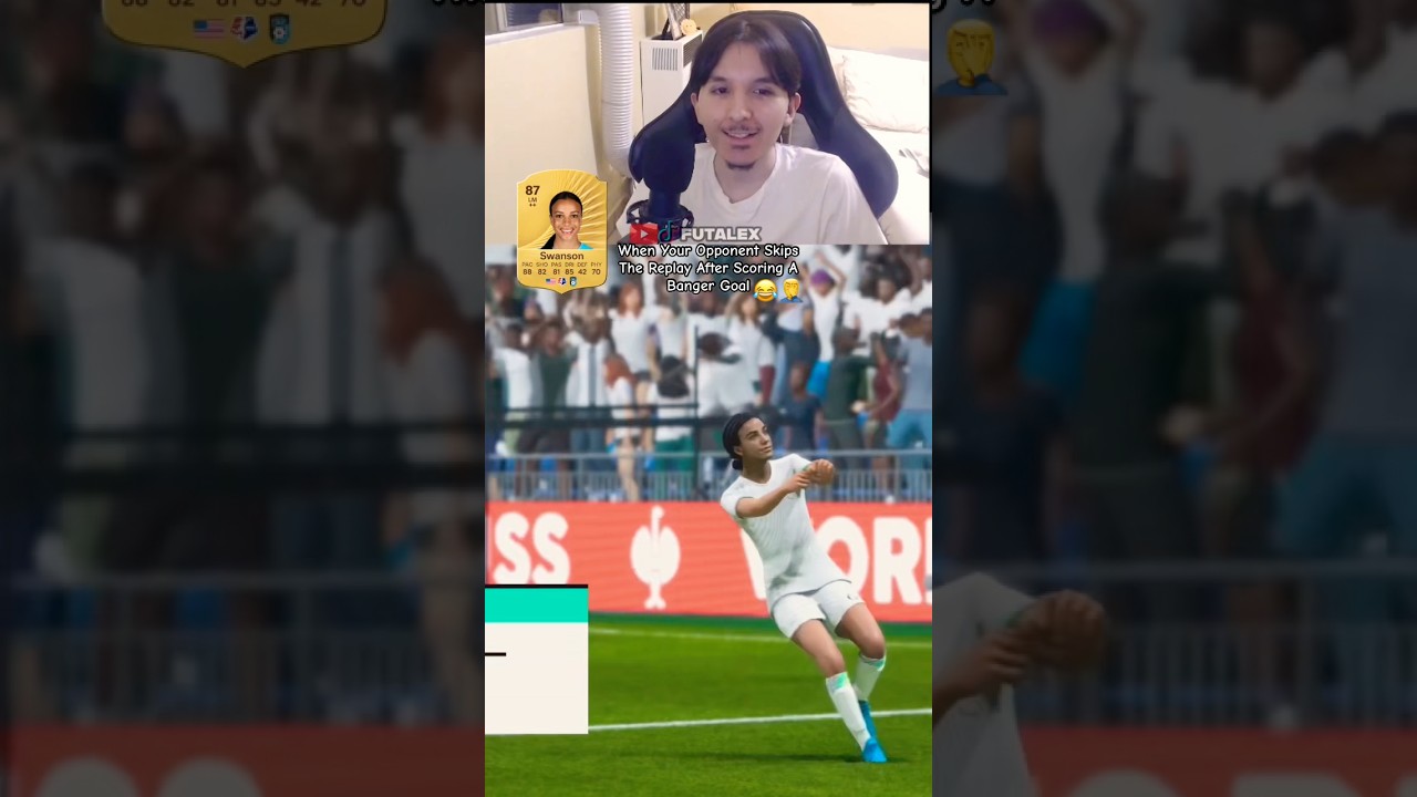 My Opponent Skips Replay After Scoring A Banger Goal 😂🤦&zwj;♂️ #fc26