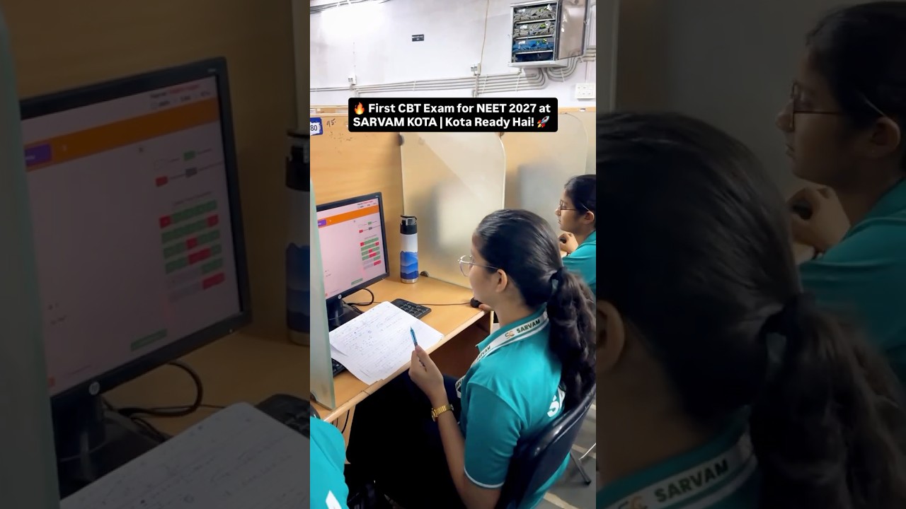 NEET 2027 First CBT Mock Test 🔥 SARVAM KOTA Full Energy 💯NEET 2027, Sarvam Kota