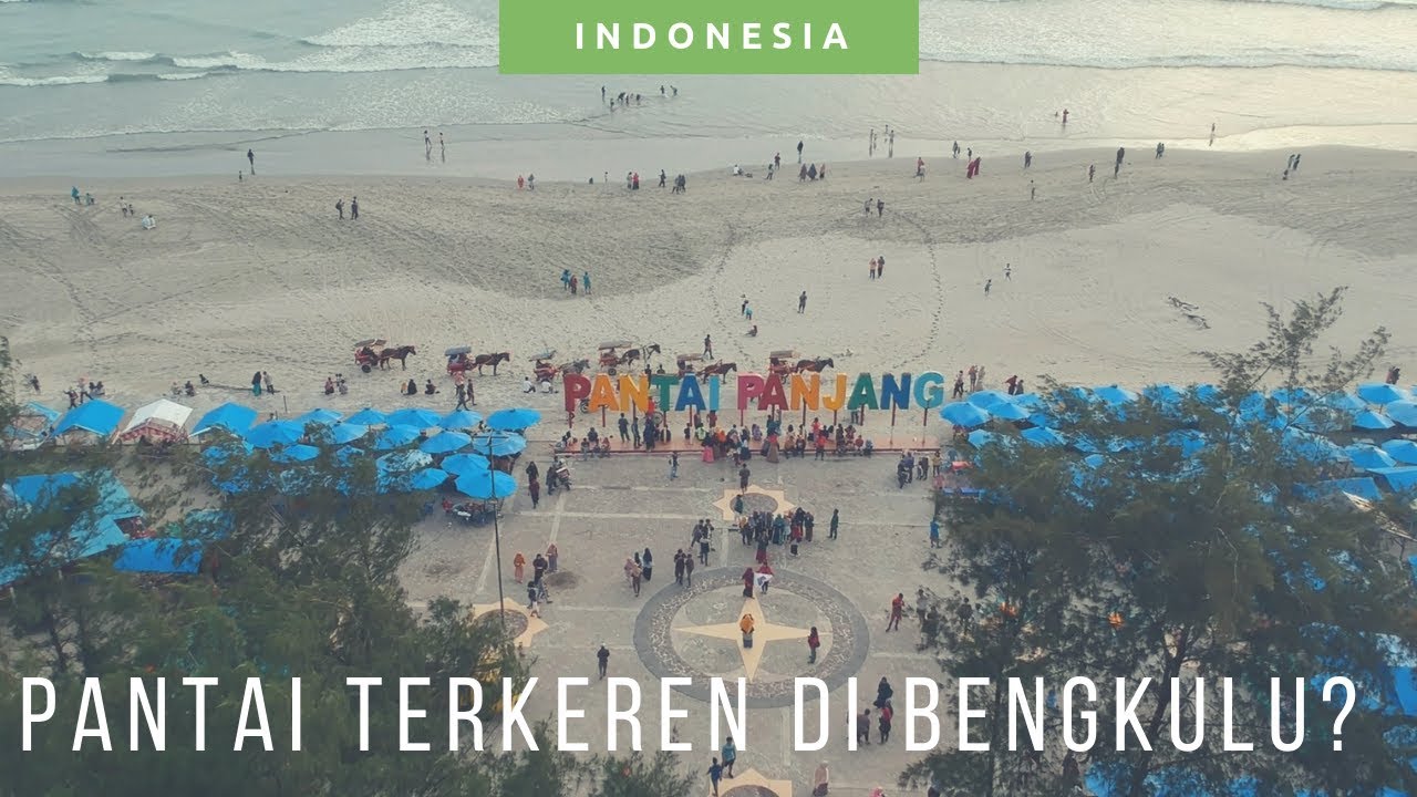 Video Drone Pantai Panjang Bengkulu Sore Hari [ Wisata Bengkulu ]