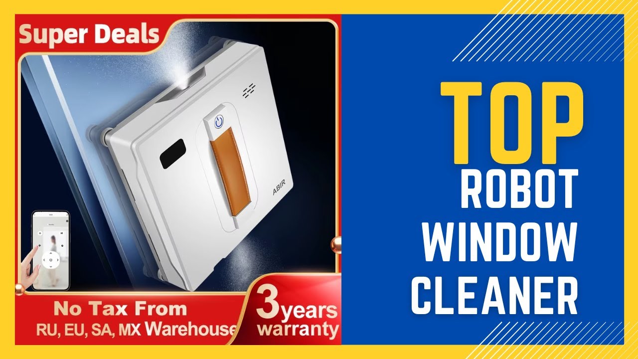 Best Robot Window Cleane | ABIR WD8 Robot Window Cleane Review in 2025